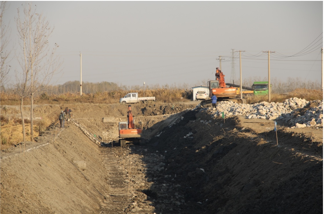 曹妃甸区三农场兴修农田水利建设工程为乡村振兴“强筋骨”(图2)